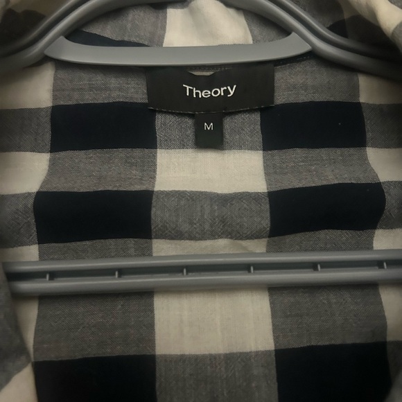 Theory M cotton classic camp blouse mint condition ultra light weight/classic - Picture 9 of 13